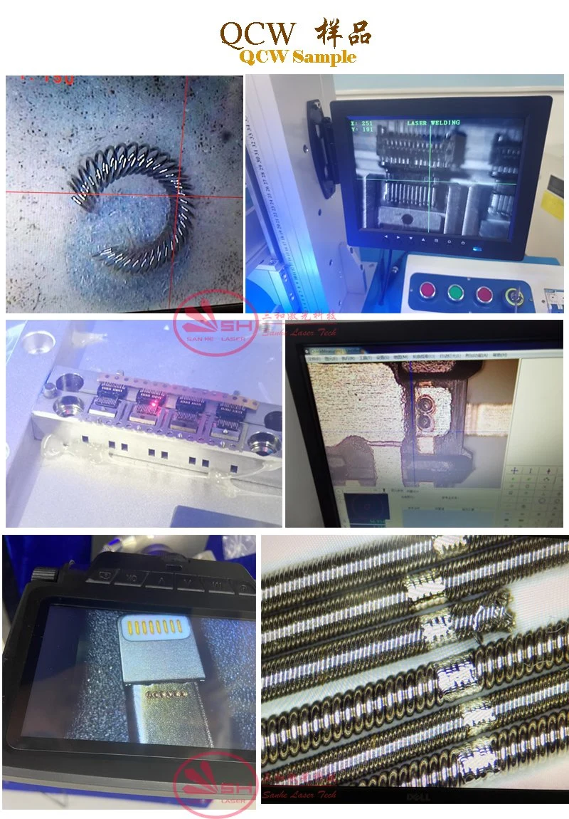 Mobile Phoneusb Cable Connectors Parts Qcw Galvo Fiber Laser Welding Machine Medical Spring Guide Wire