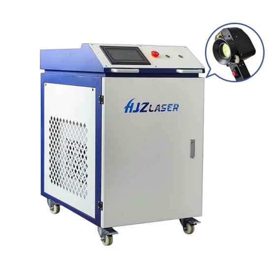 Sistema di spelatura del rivestimento della verniciatura dell'ossido di rimozione della ruggine del metallo Laser a impulsi 200W 300W 1000W 1500W 2000W 3000W Macchina per la pulizia della saldatura laser a fibra portatile