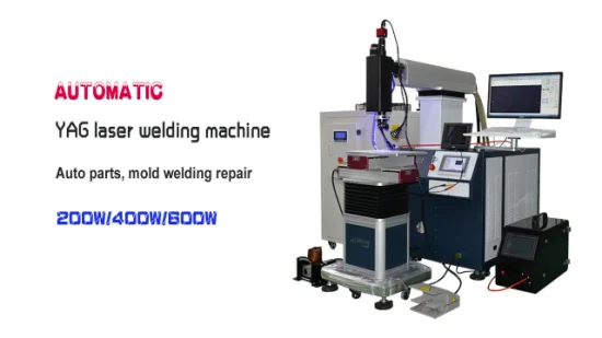 Saldatrice di precisione in acciaio Raffreddamento ad acqua Saldatura laser YAG Saldatrice 400W per elettronica metallica